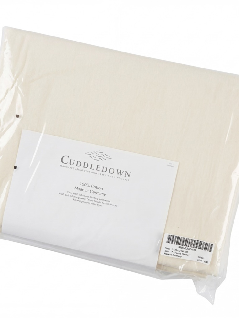 Cuddledown Cotton Flannel Blanket